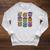 Halloween Monsters Reading Books Pattern Spooky Kawaii Anime Premium Tri-Blend Raglan Sleeve Sweatshirt Heather Mustard
