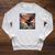 Hawk Bear Hybrid Comic Book Style Raglan Sleeve Sweatshirt Heather Mustard