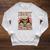 Heavy Reading Book Lover Skeleton Ironic Graphic Raglan Sleeve Sweatshirt Heather Mustard