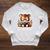 I'd Rather Be Reading Cute Tiger Book Lover Reader Bookworm Raglan Sleeve Sweatshirt Heather Mustard