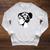 Just a Girl Who Loves Books Reading Silhouette Graphic Raglan Sleeve Sweatshirt Heather Mustard