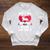 Just A Girl Who Loves Horses And Books Heart Reading Raglan Sleeve Sweatshirt Heather Mustard