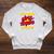Kids Fifth Grade Superpower Superhero Comic Book First Day School Raglan Sleeve Sweatshirt Heather Mustard