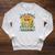 Leopard Animal Print Bookish Wild About Reading Cheetah Book Raglan Sleeve Sweatshirt Heather Mustard