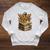 A Lively-Creative Gold Fantasy-Dragon On Story-Books Raglan Sleeve Sweatshirt Heather Mustard