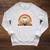 Take A Look It In A Book Retro Rainbow Reading Teacher Raglan Sleeve Sweatshirt Heather Mustard