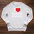 I Love Happy Endings Massage Book Reader Idea T-Shirt Raglan Sleeve Sweatshirt Heather Mustard