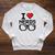 I Love Nerds For Science Or Book Lovers And Knowledge Geeks Raglan Sleeve Sweatshirt Heather Mustard