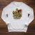 Mongo Is Appalled Princess Cat Riding Dinosaur Book Lover Raglan Sleeve Sweatshirt Heather Mustard