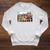 Mr Men Little Miss Retro Colourful Comic Book Scene Raglan Sleeve Sweatshirt Heather Mustard