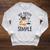 My Needs Are Simple Pug Dog Book Coffee Lover Raglan Sleeve Sweatshirt Heather Mustard