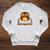Owl Book Literature Book Reading Raglan Sleeve Sweatshirt Heather Mustard