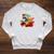 Parrot Reading Book Raglan Sleeve Sweatshirt Heather Mustard