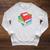 Pile Of Books Stack Of Books Costume Raglan Sleeve Sweatshirt Heather Mustard