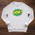 POW Vintage Superhero Comic Book Sound Effect Tshirt Raglan Sleeve Sweatshirt Heather Mustard