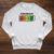 Powered By Books Bookworm Librarian Reading Raglan Sleeve Sweatshirt Heather Mustard