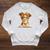Puppy Open Book Reading Dog Lover Graphic Portrait Round Raglan Sleeve Sweatshirt Heather Mustard