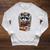 Racoon Reading Book Graphic Racoon With Book Floral Raglan Sleeve Sweatshirt Heather Mustard