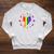 Rainbow Book With Stars And Moon Phases Gay Pride LGBT Raglan Sleeve Sweatshirt Heather Mustard