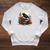 Raven Reading Book Occult Crow Raglan Sleeve Sweatshirt Heather Mustard