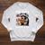 Well Read & Slightly Feral Raccoon Book Lover Graphic Raglan Sleeve Sweatshirt Heather Mustard