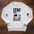 Read More Books Ghost Halloween Reading Teacher Literacy Raglan Sleeve Sweatshirt Heather Mustard