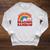 Reading Book Rainbow Literacy Learning Premium Tri-Blend Raglan Sleeve Sweatshirt Heather Mustard