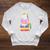 Reading Unicorn Cute Book Lover Bookworm Women Girls Raglan Sleeve Sweatshirt Heather Mustard
