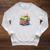 Reading Watercolor Books Love Books Girls Raglan Sleeve Sweatshirt Heather Mustard