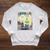 Retro Vintage Distressed Comic Book Humor Original Print Raglan Sleeve Sweatshirt Heather Mustard