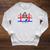 San Francisco Cat Golden Gate Bridge Book Lover Vintage Raglan Sleeve Sweatshirt Heather Mustard