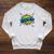 Science Is My Superpower Comic Book Style Raglan Sleeve Sweatshirt Heather Mustard