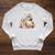 Shih Tzu Dog Garden Collections Books And Strawberries Raglan Sleeve Sweatshirt Heather Mustard