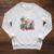 Skeleton Read In Peace Books And Plants Lover Bookworm Raglan Sleeve Sweatshirt Heather Mustard