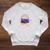 Space Cat Reading Book And Tea Space Cat Raglan Sleeve Sweatshirt Heather Mustard