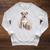 Staffordshire Bull Terrier Books Flowers Book Reading Raglan Sleeve Sweatshirt Heather Mustard