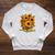 Sunflowers Flowers Book Floral Raglan Sleeve Sweatshirt Heather Mustard