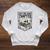 Tales Of The Macabre Skull Book Gothic Books Reading Lover Raglan Sleeve Sweatshirt Heather Mustard