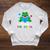Team Pre-School Reading Frog Back To School Book Lover Raglan Sleeve Sweatshirt Heather Mustard