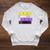 Threadless Grey Sky Chai Nonbinary Pride Book Stack Graphic Raglan Sleeve Sweatshirt Heather Mustard