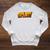 Vintage Comic Book Collector Reader Sound Effect Splat Raglan Sleeve Sweatshirt Heather Mustard