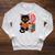 Vintage Japanese Cat Book Lovers Librarian Dad Teacher Raglan Sleeve Sweatshirt Heather Mustard