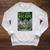 Vintage Retro Horror Comic Book Cover Skeleton Macabre Raglan Sleeve Sweatshirt Heather Mustard