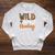 Wild About Reading Book Animal Children's Book Lover Teacher Raglan Sleeve Sweatshirt Heather Mustard