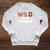Wild About Reading Teacher Reading Books Back To School Raglan Sleeve Sweatshirt Heather Mustard
