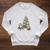 Women's Book Lovers Christmas Tree Reading Penguin Holiday Bookworm Raglan Sleeve Sweatshirt Heather Mustard