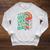 Women's Its Good Luck To Read Rainbow Reading Books Raglan Sleeve Sweatshirt Heather Mustard