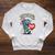 Women's Support Your Local Library Staff Retro Book Mascot Raglan Sleeve Sweatshirt Heather Mustard