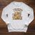 Women's Unearth A Story Summer Reading 2026 Flower Butterfly Book Raglan Sleeve Sweatshirt Heather Mustard