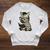 Zebra Reading Book Lover Raglan Sleeve Sweatshirt Heather Mustard
